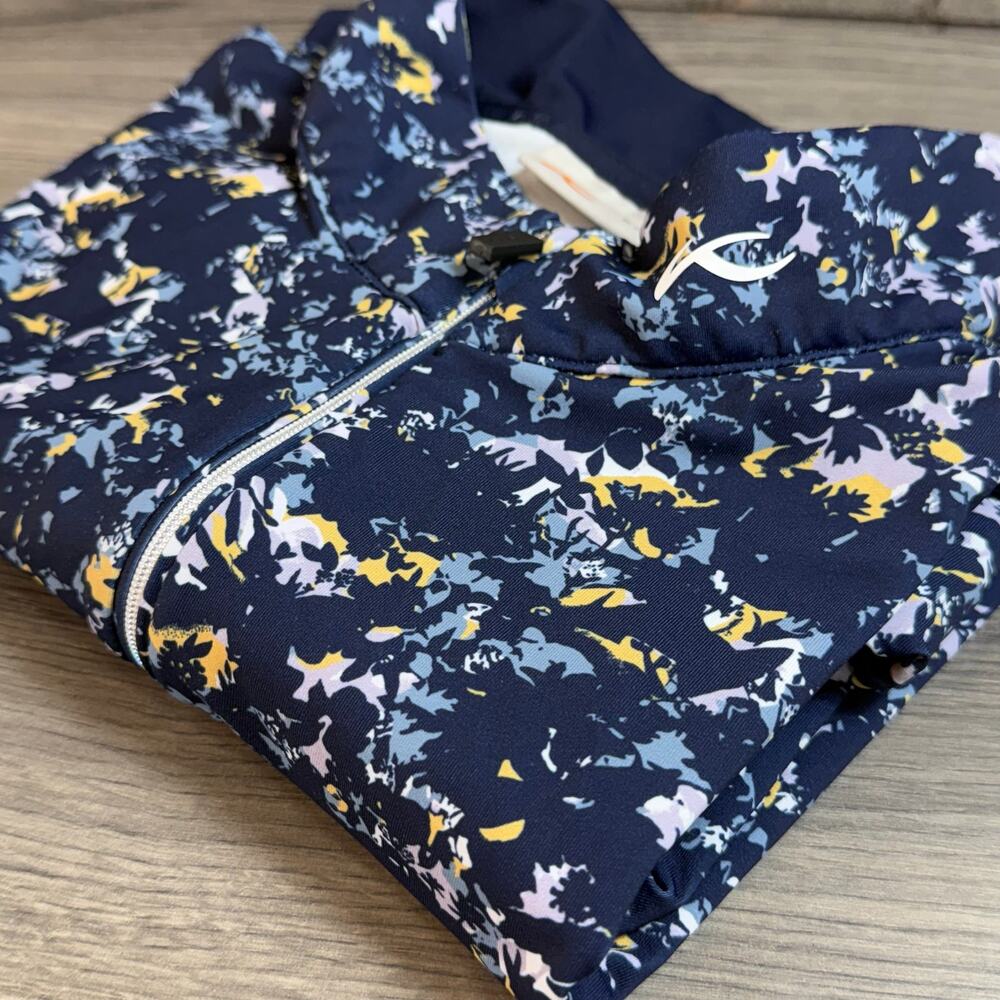 Kjus Sunshine Printed HZ Performance Shirt Size XL Sport Fit Golf Pickleball - Picture 14 of 16